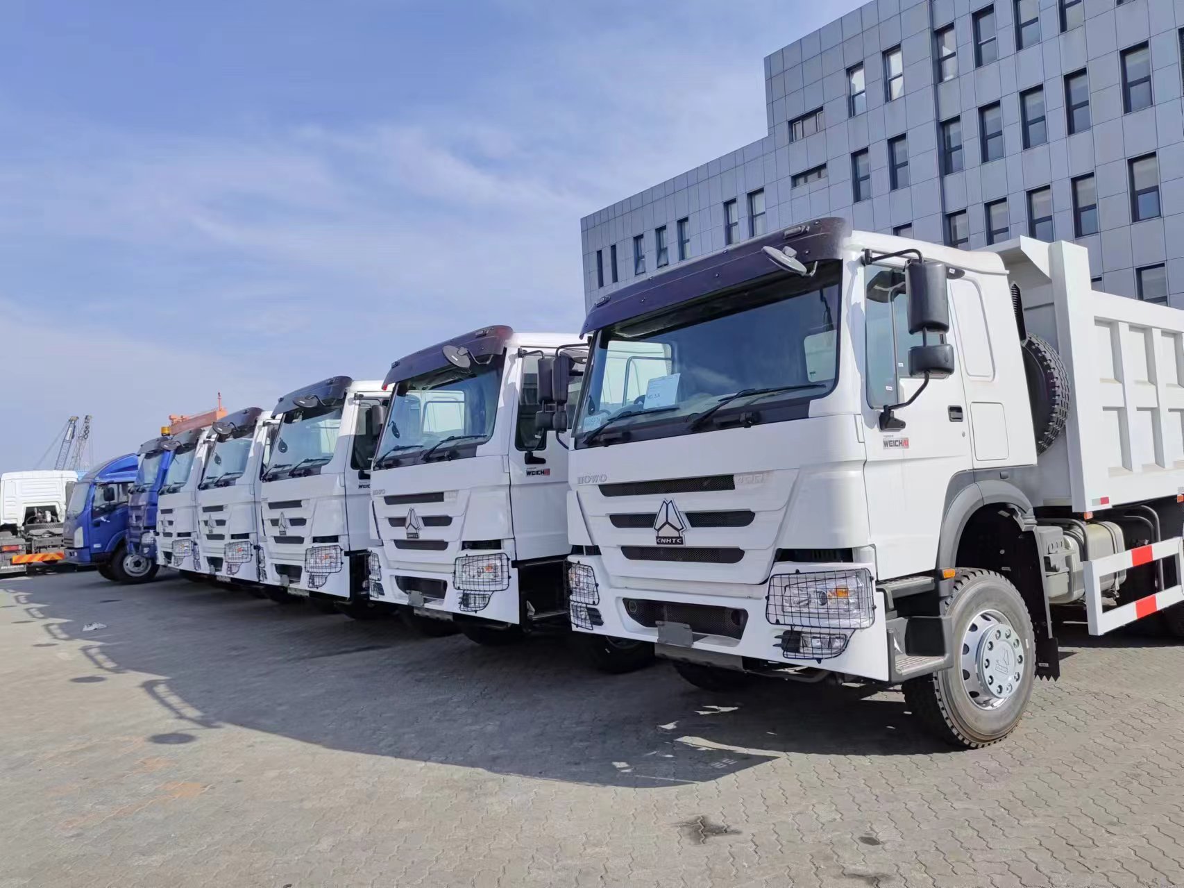 Sinotruk Howo 6*4 تفريغ شاحنات جاهزة للتسليم