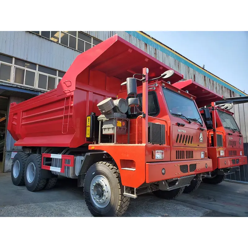 شاحنة قلابة Sinotruk Howo 6x4 Mining مع EURO II 371HP